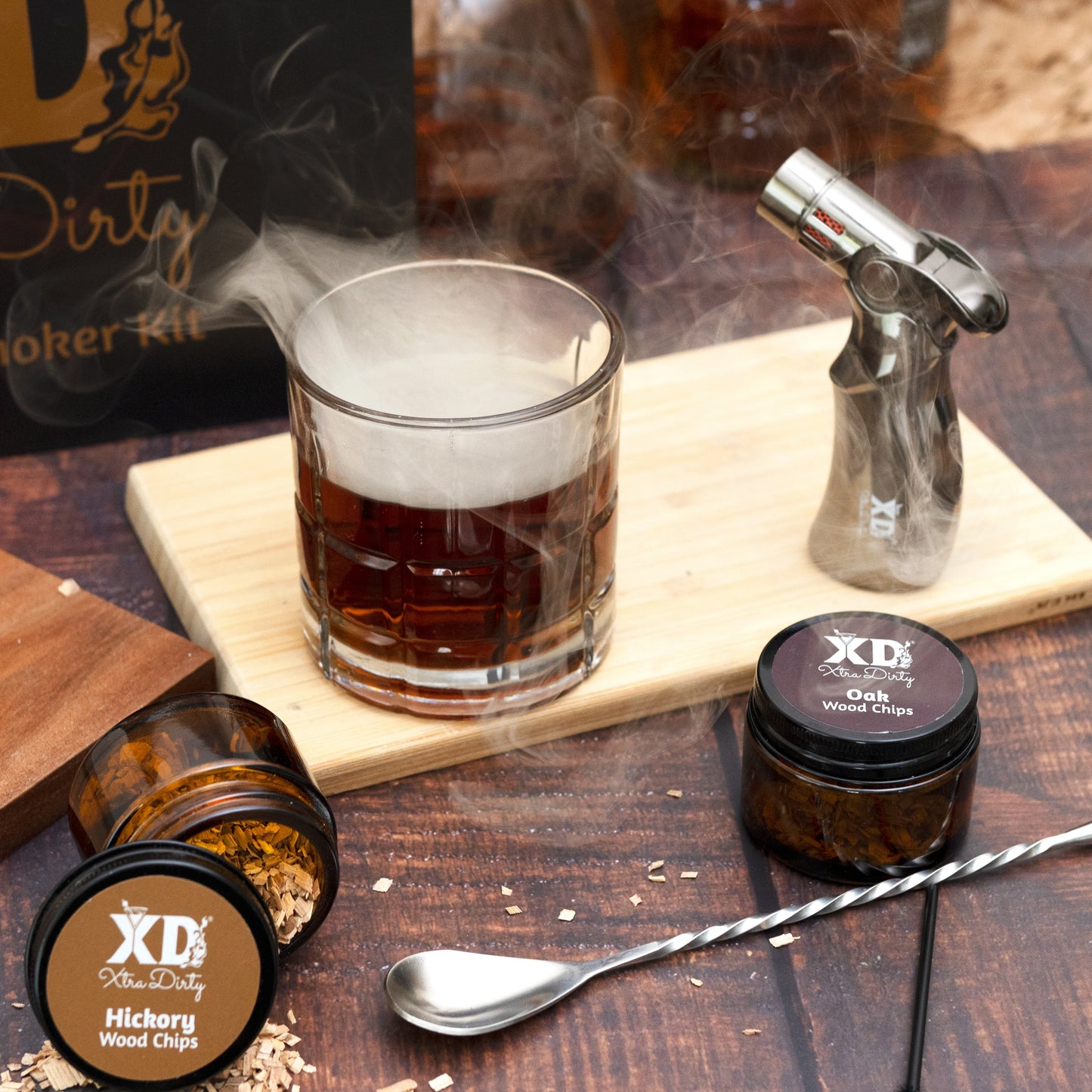 old fashioned cocktail smoker kit with torch (Butane Sold Separately)